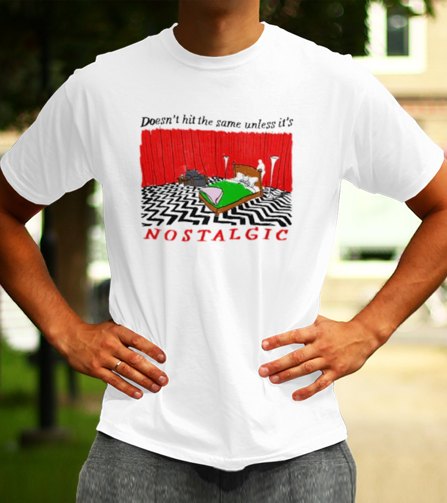 Doesn't Hit The Same Unless It's Nostalgic Retro Bedroom Scene T-Shirt