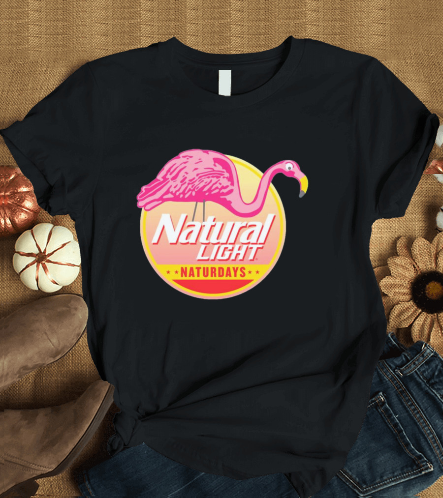 Natural Light Naturdays Flamingo T-Shirt
