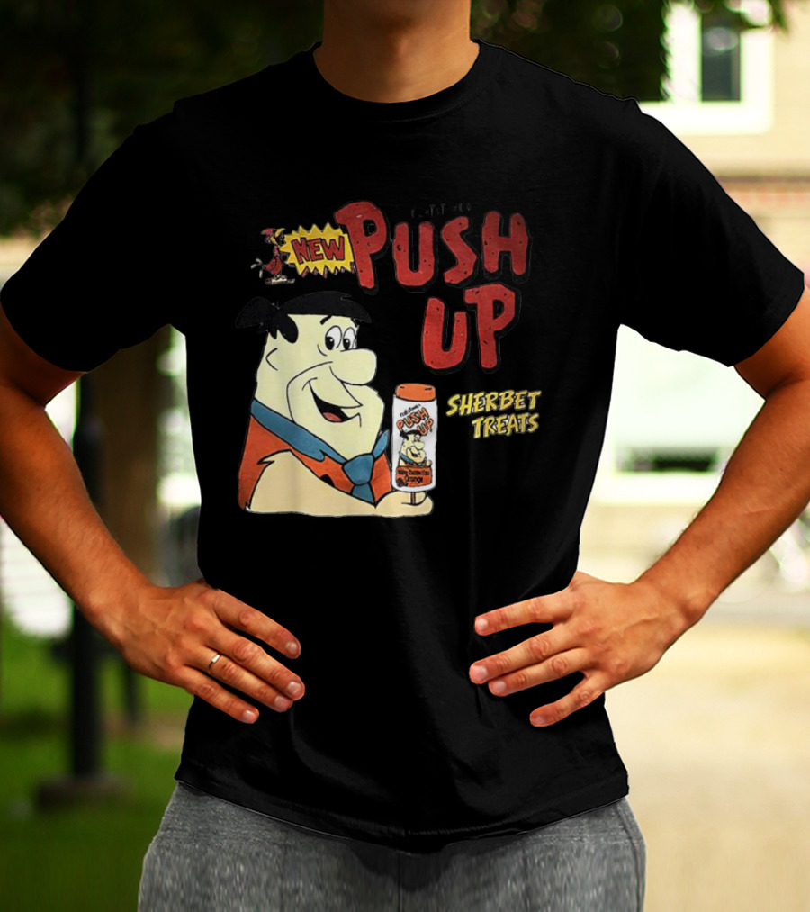 Fred Flintstone New Push Up Sherbet Treats T-Shirt