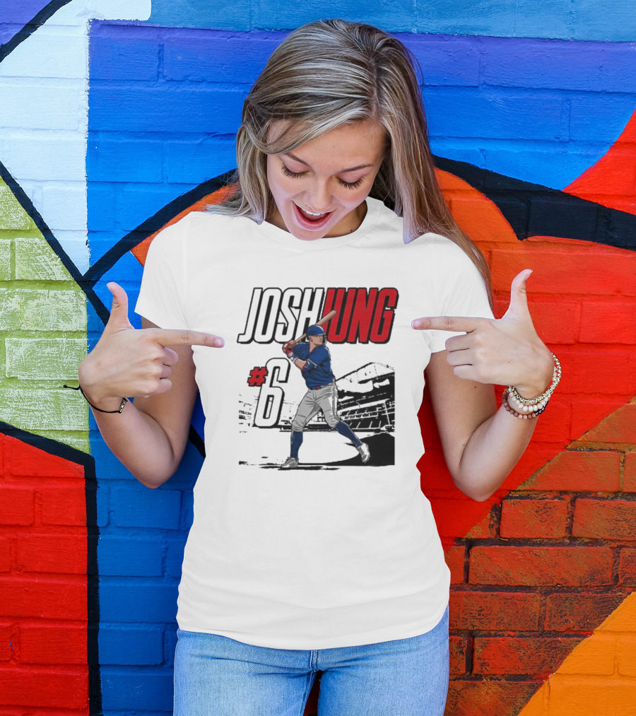 Josh Jung #6 Texas Baseball MVP Player T-Shirt