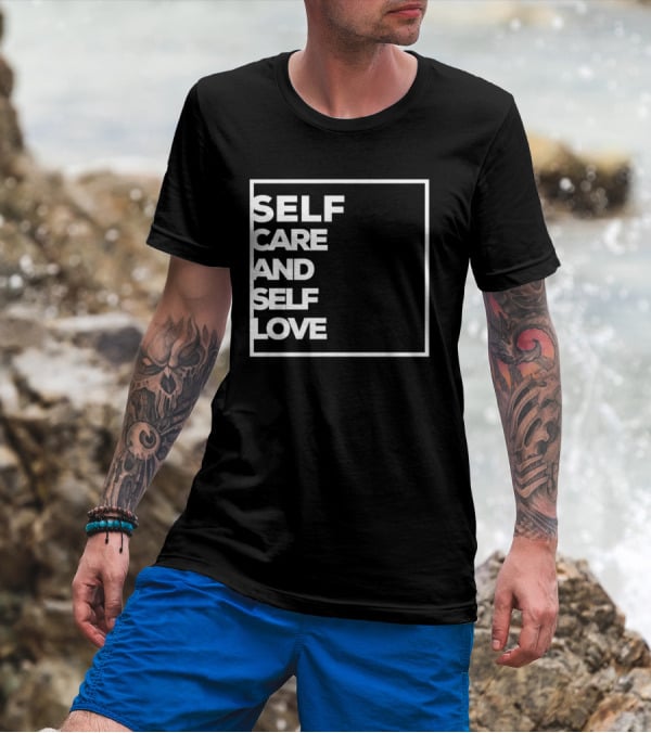 Self Care And Self Love Empowerment Minimalist Typography T-Shirt