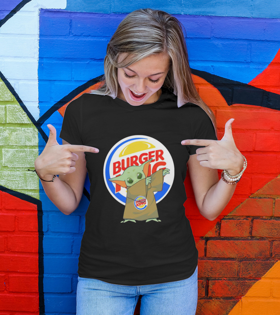 Baby Yoda Holding Burger King T-Shirt