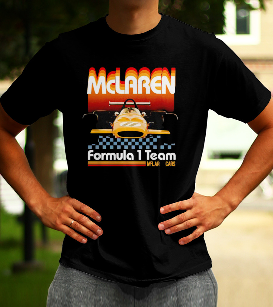 McLaren Formula 1 Team 1970s Racing Car T-Shirt