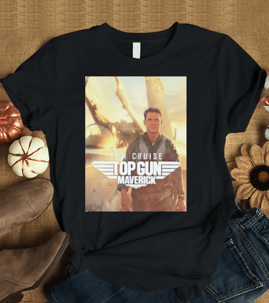 Tom Cruise Top Gun Maverick Pilot Iconic Movie Scene T-Shirt