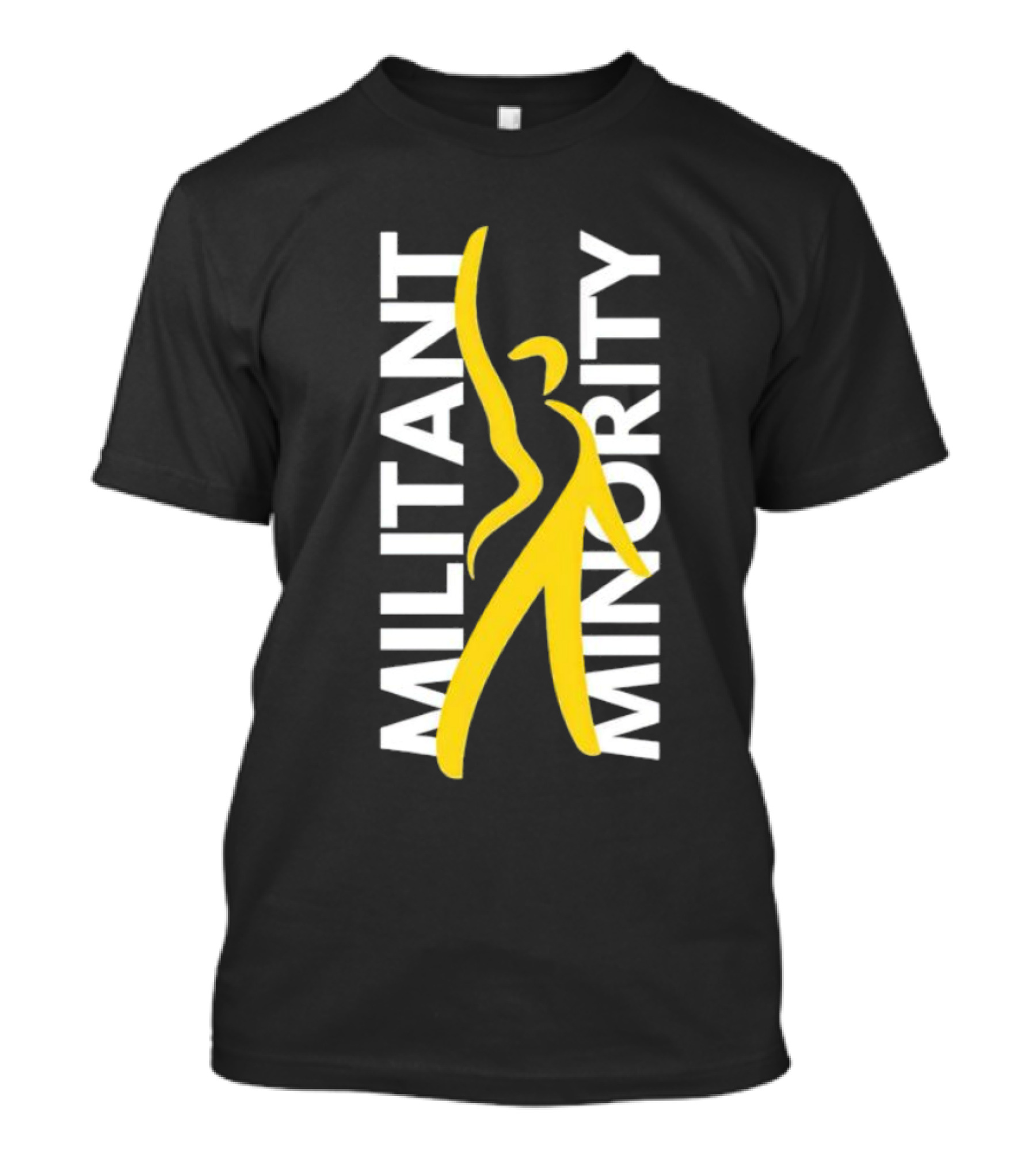 Militant Minority Yellow Figure T-Shirt
