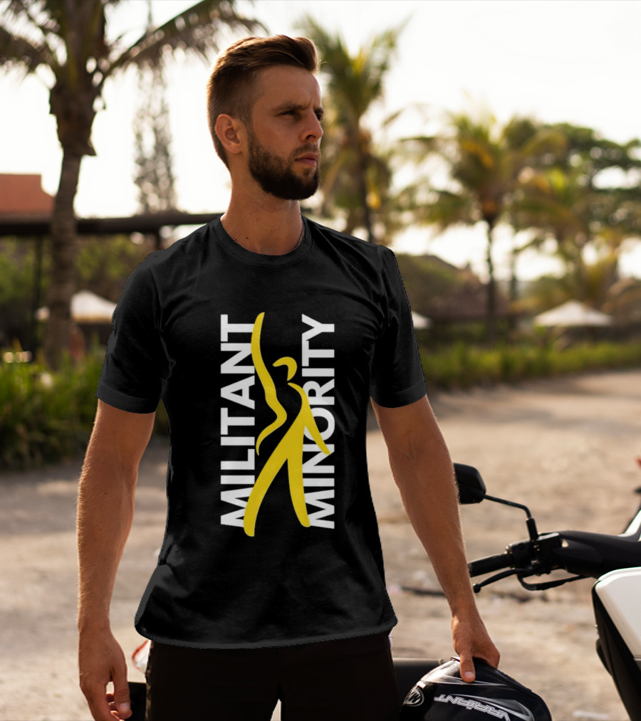 Militant Minority Yellow Figure T-Shirt
