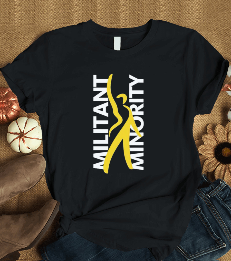 Militant Minority Yellow Figure T-Shirt