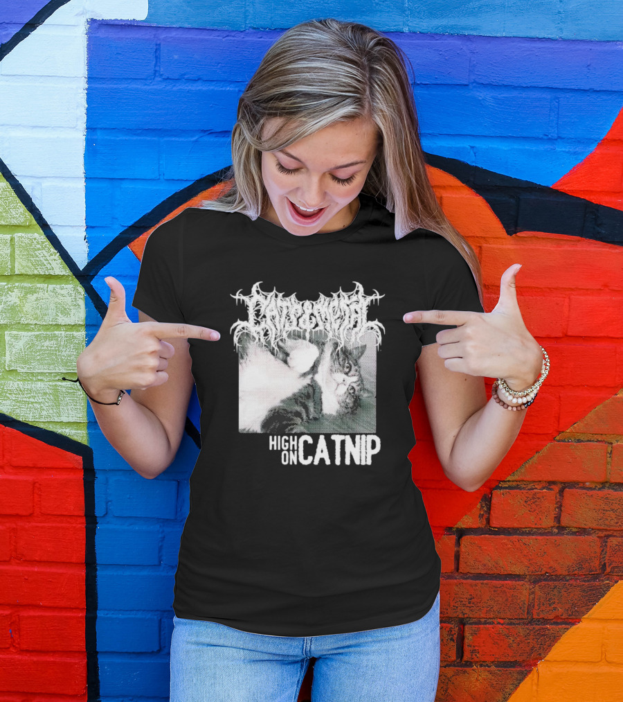 Parental Catnip Advisory High On Catnip T-Shirt