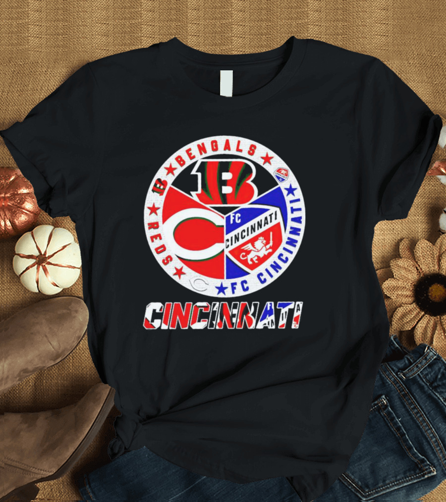 Bengals Reds FC Cincinnati Cincinnati T-Shirt