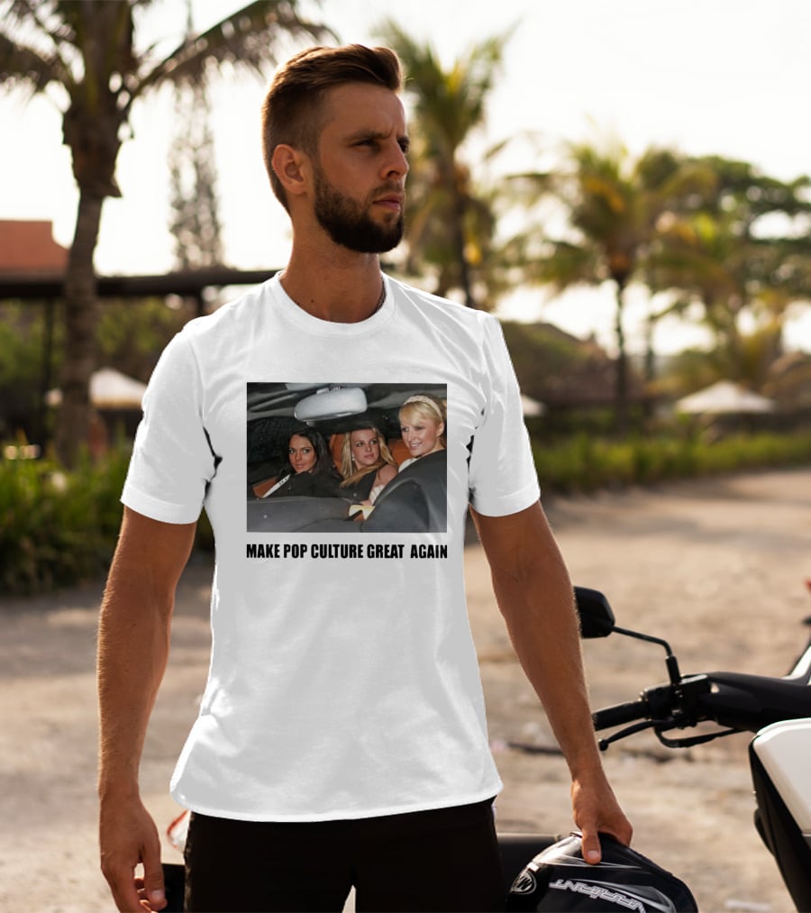 Make Pop Culture Great Again Celebrity Car Moment T-Shirt