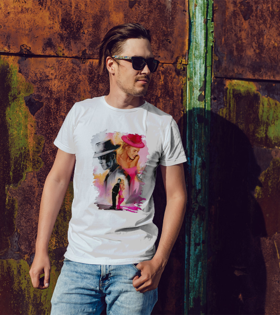 Barbie Oppenheimer Crossover Art Fusion T-Shirt