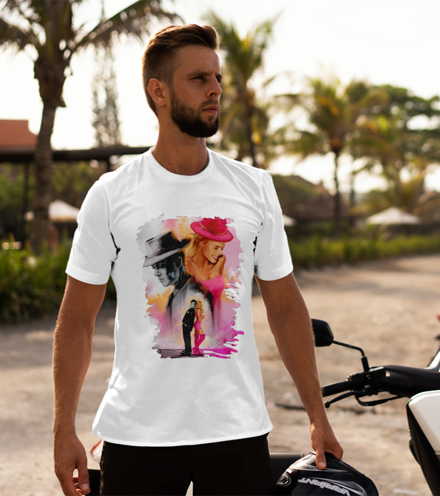 Barbie Oppenheimer Crossover Art Fusion T-Shirt