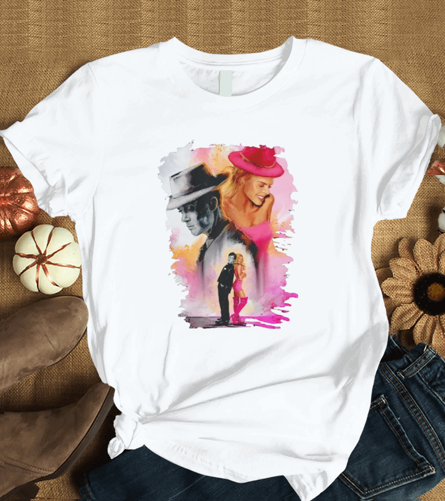 Barbie Oppenheimer Crossover Art Fusion T-Shirt
