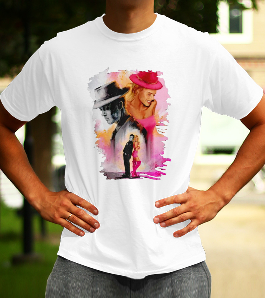Barbie Oppenheimer Crossover Art Fusion T-Shirt