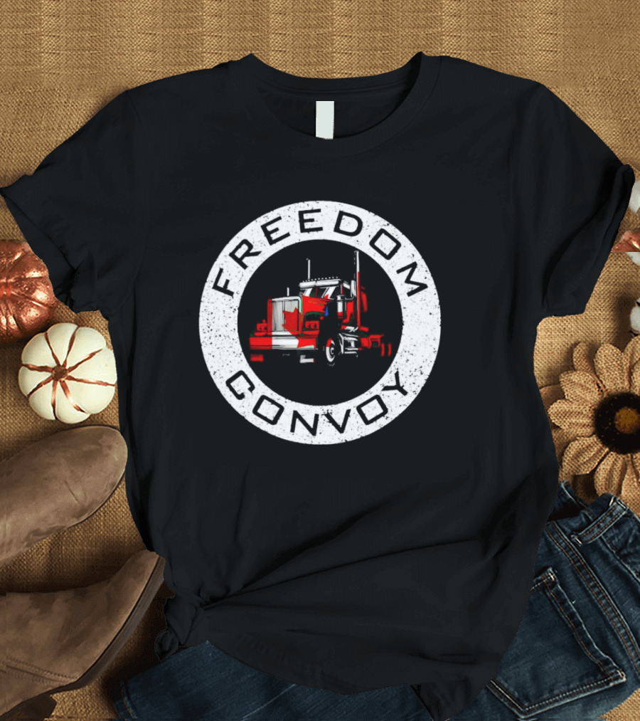 Freedom Convoy Red Truck Canada T-Shirt
