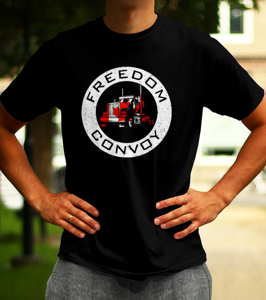 Freedom Convoy Red Truck Canada T-Shirt