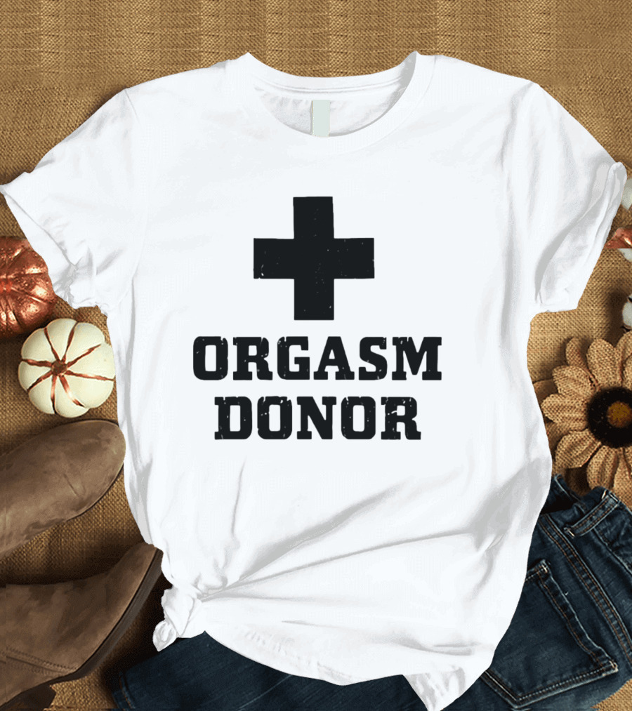 Grailz Orgasm Donor Cross T-Shirt