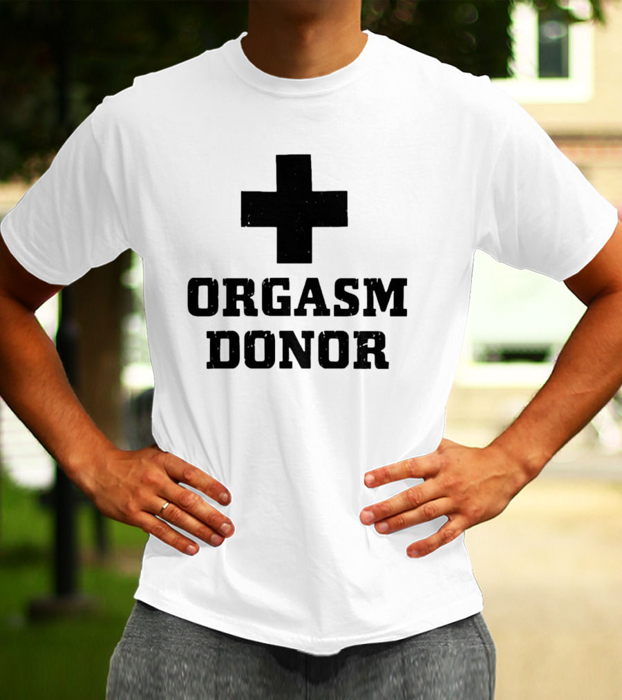 Grailz Orgasm Donor Cross T-Shirt