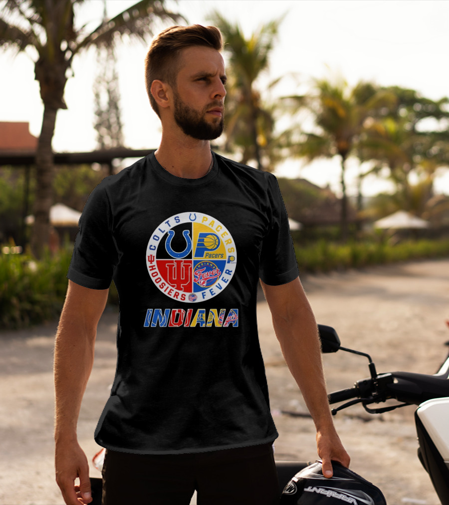 Colts Pacers Hoosiers Fever Indiana Sports T-Shirt