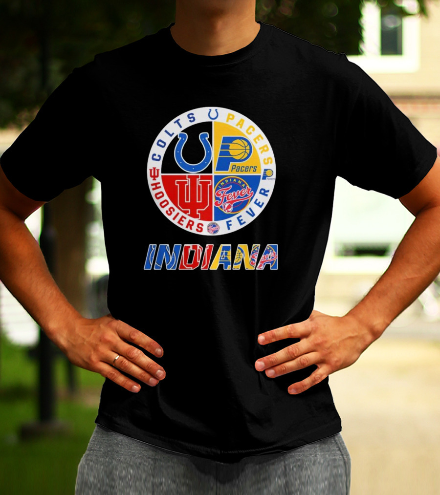 Colts Pacers Hoosiers Fever Indiana Sports T-Shirt