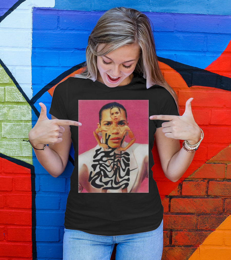 America Ferrera Abstract Portrait New T-Shirt