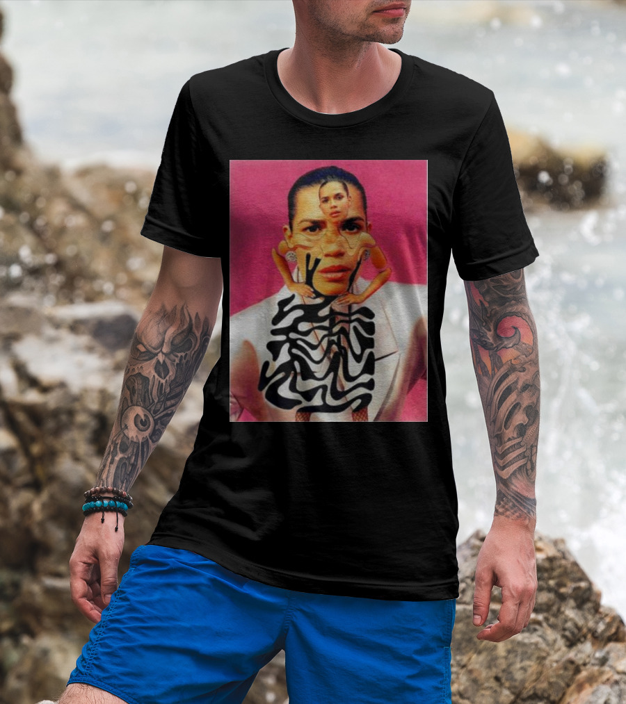 America Ferrera Abstract Portrait New T-Shirt