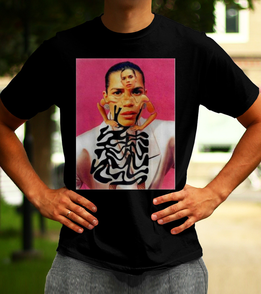 America Ferrera Abstract Portrait New T-Shirt