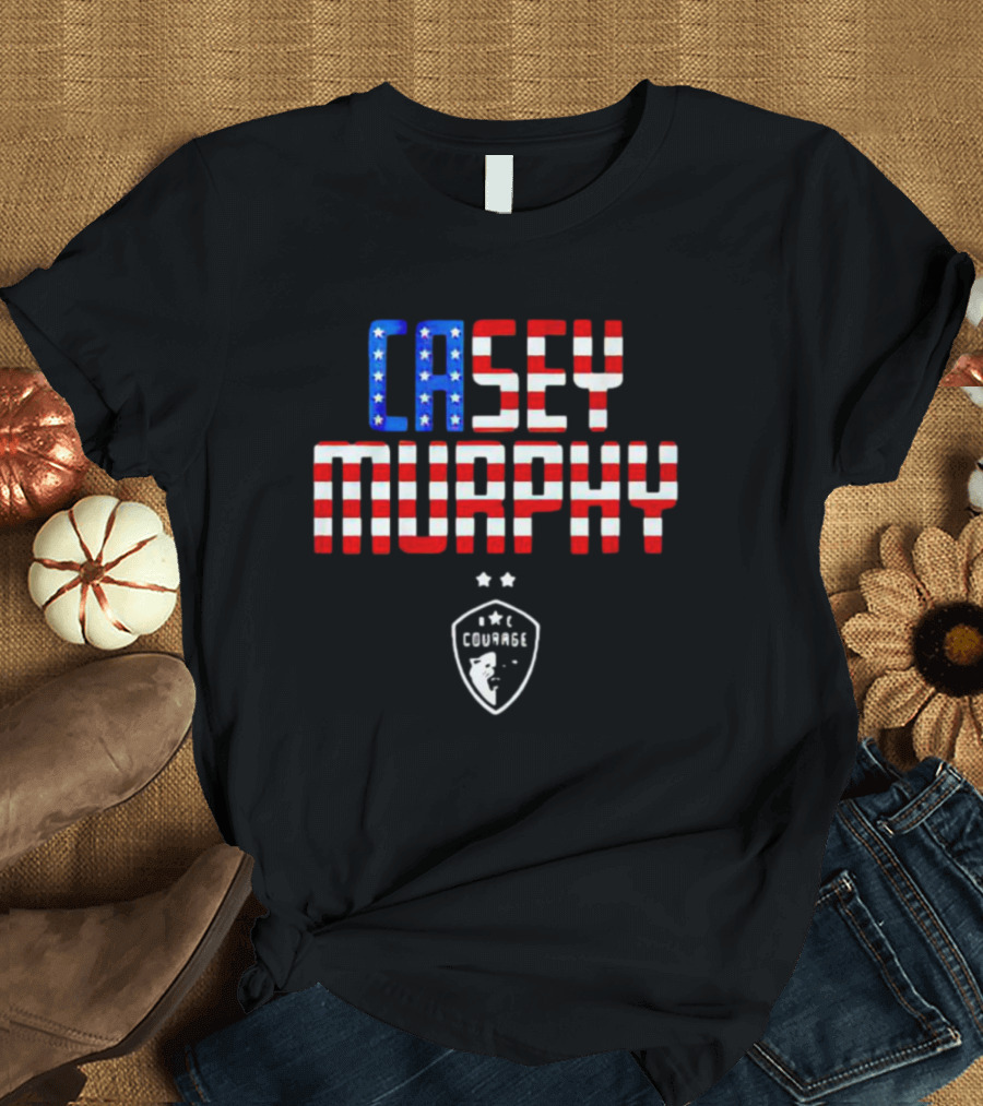 Casey Murphy USA Stars Stripes NC Courage T-Shirt