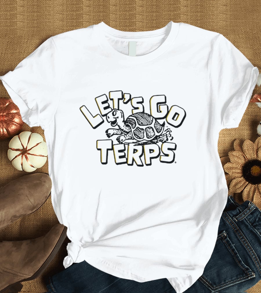 Let’s Go Terps Turtle Maryland T-Shirt