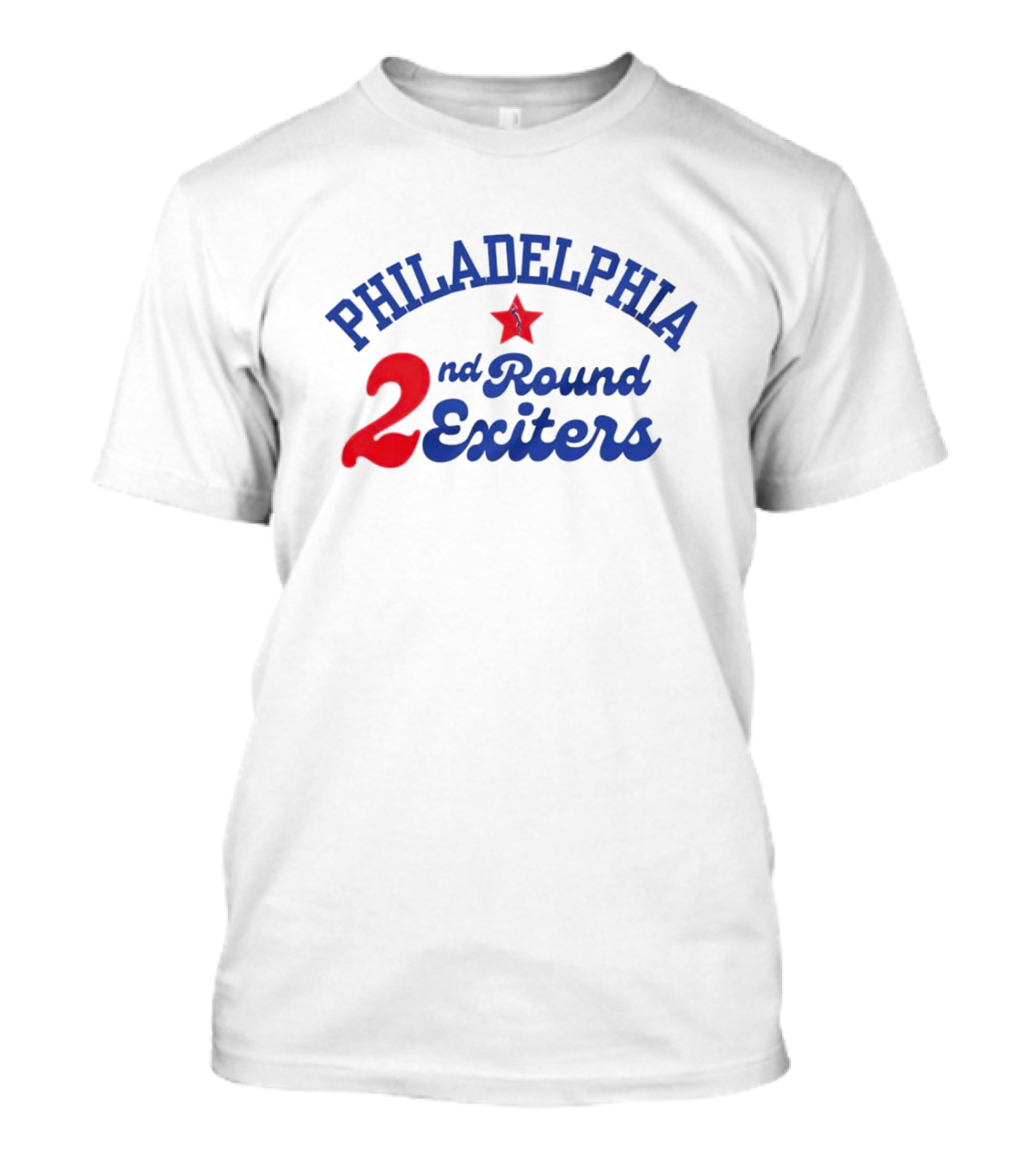Philadelphia 2nd Round Exiters Red Star T-Shirt