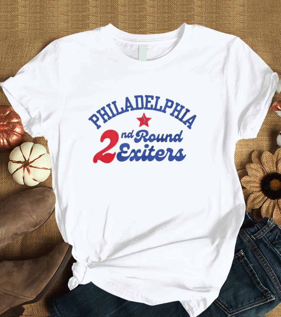 Philadelphia 2nd Round Exiters Red Star T-Shirt