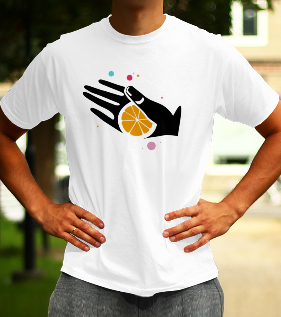 Tequila With Lemon Boom Boom Hand And Citrus Slice Burst T-Shirt