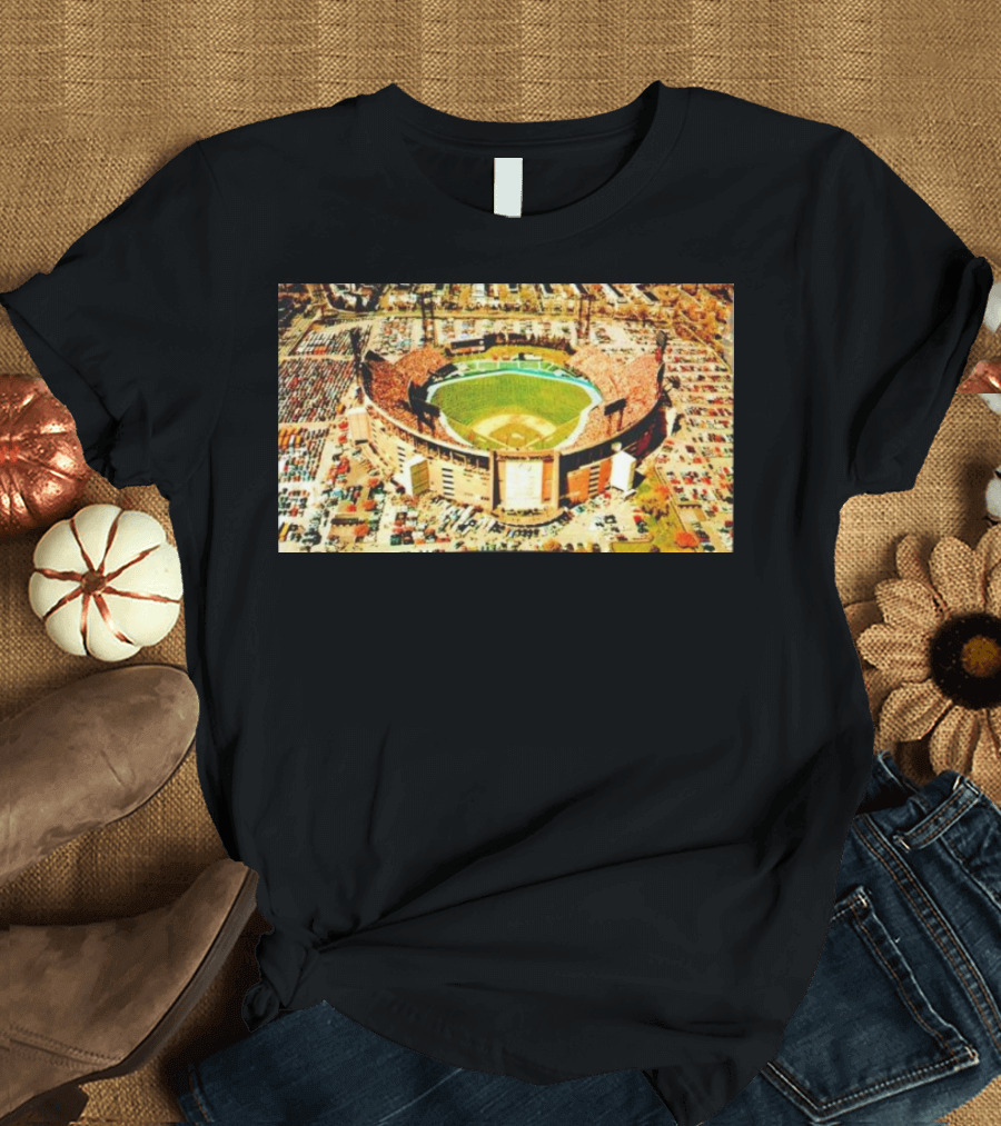 Baltimore Orioles Memorial Stadium Aerial View T-Shirt