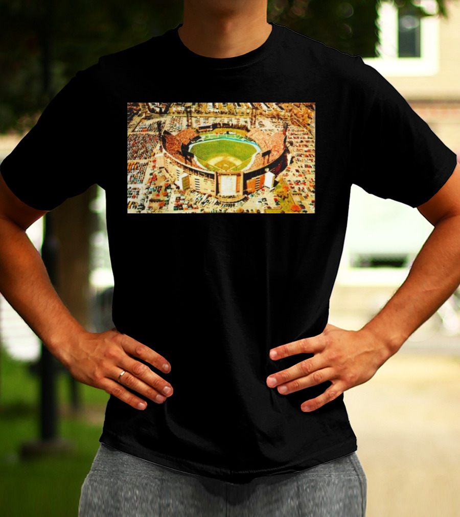 Baltimore Orioles Memorial Stadium Aerial View T-Shirt