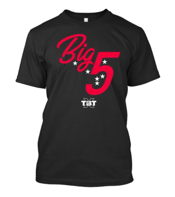 Big 5 Stars TBT Basketball Collaboration T-Shirt