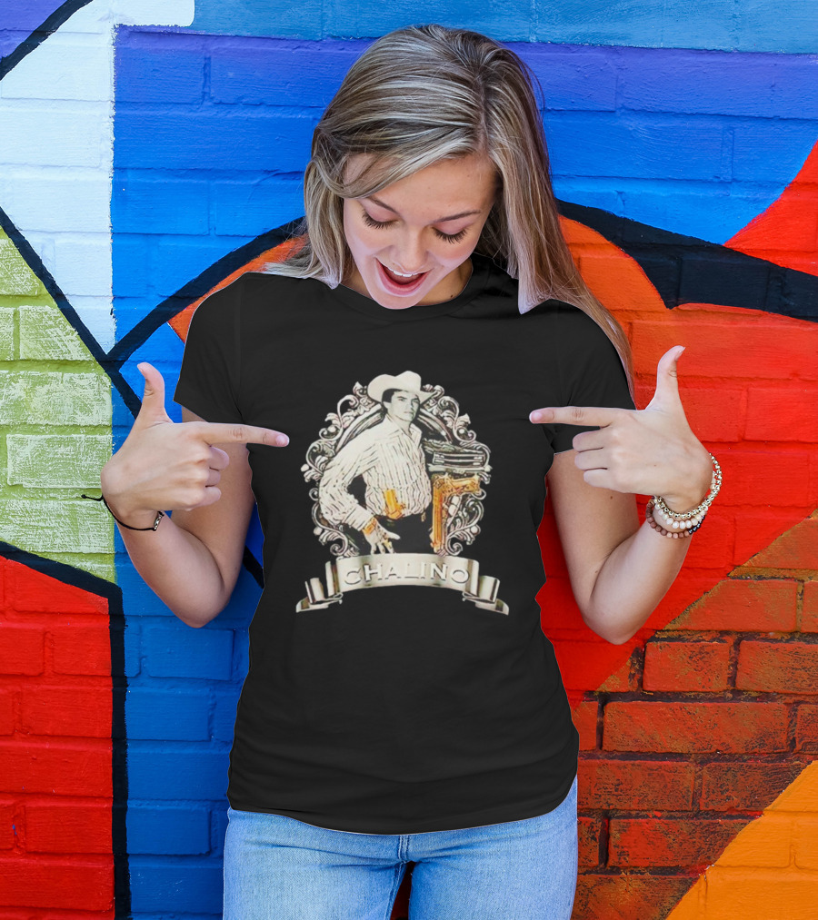 Chalino Sanchez Iconic Cowboy Portrait Vintage Novelty T-Shirt
