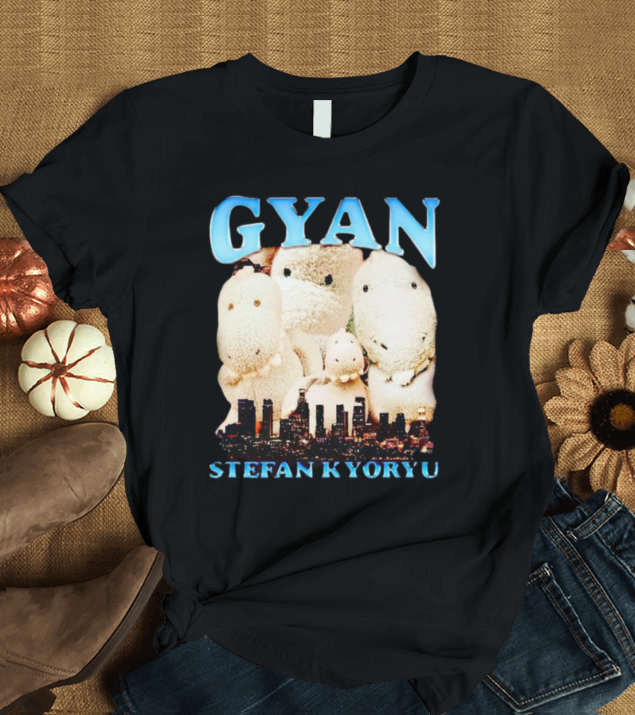 Gyan Stefan Kyoryu Plush Dinos City Skyline T-Shirt