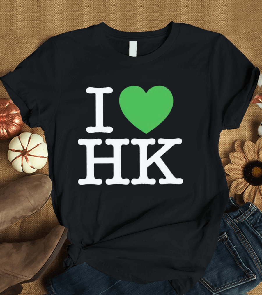 I Love HK Hong Kong Heart T-Shirt