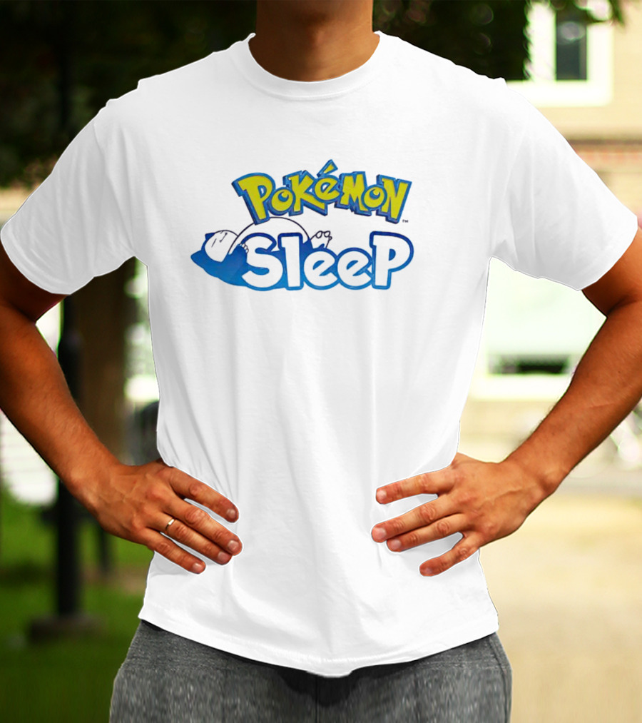 Pokémon Snorlax Sleep Logo Cartoon T-Shirt