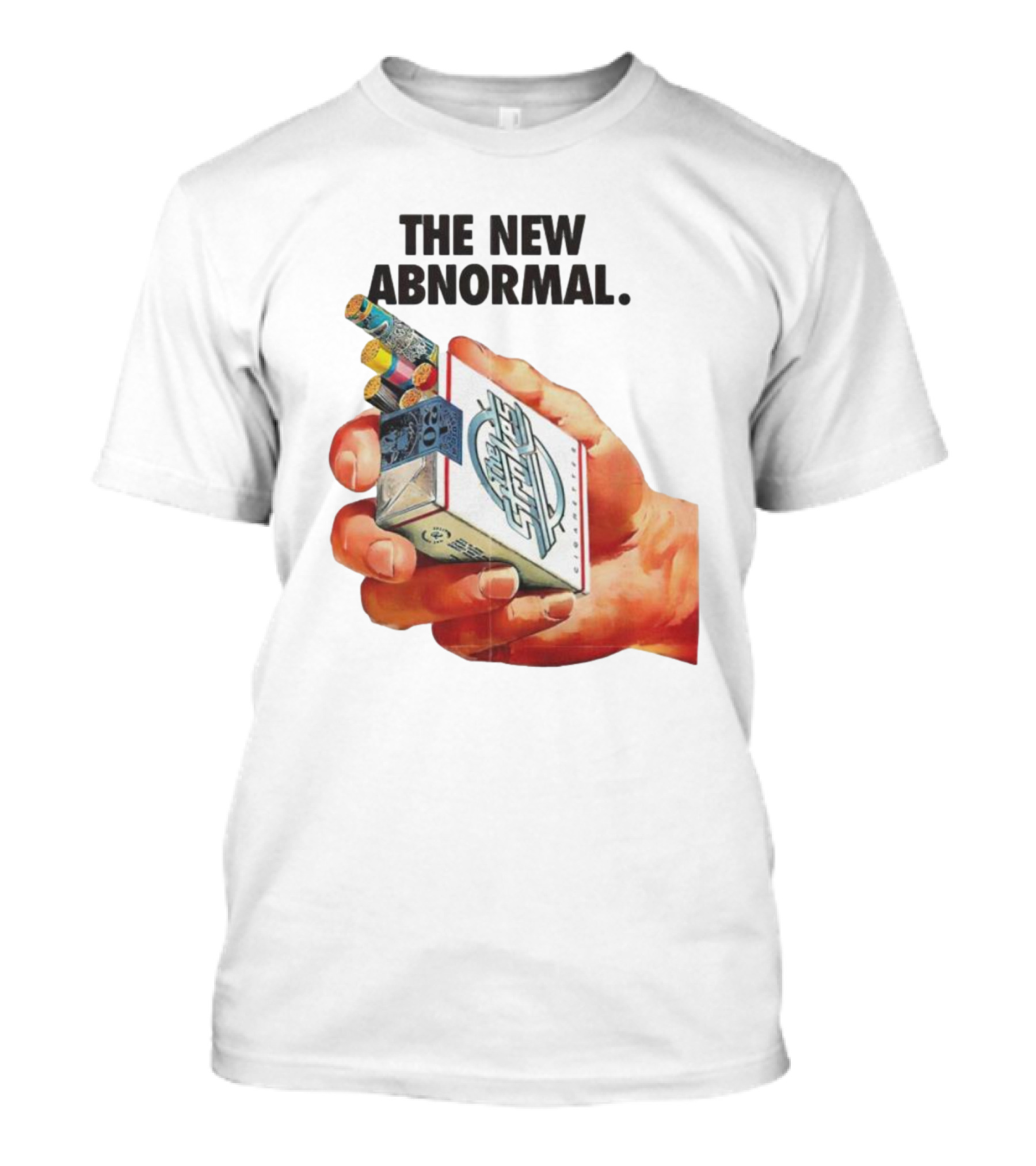 The Strokes The New Abnormal Album Cover Artwork Hand Holding Cigarette Box T-Shirt