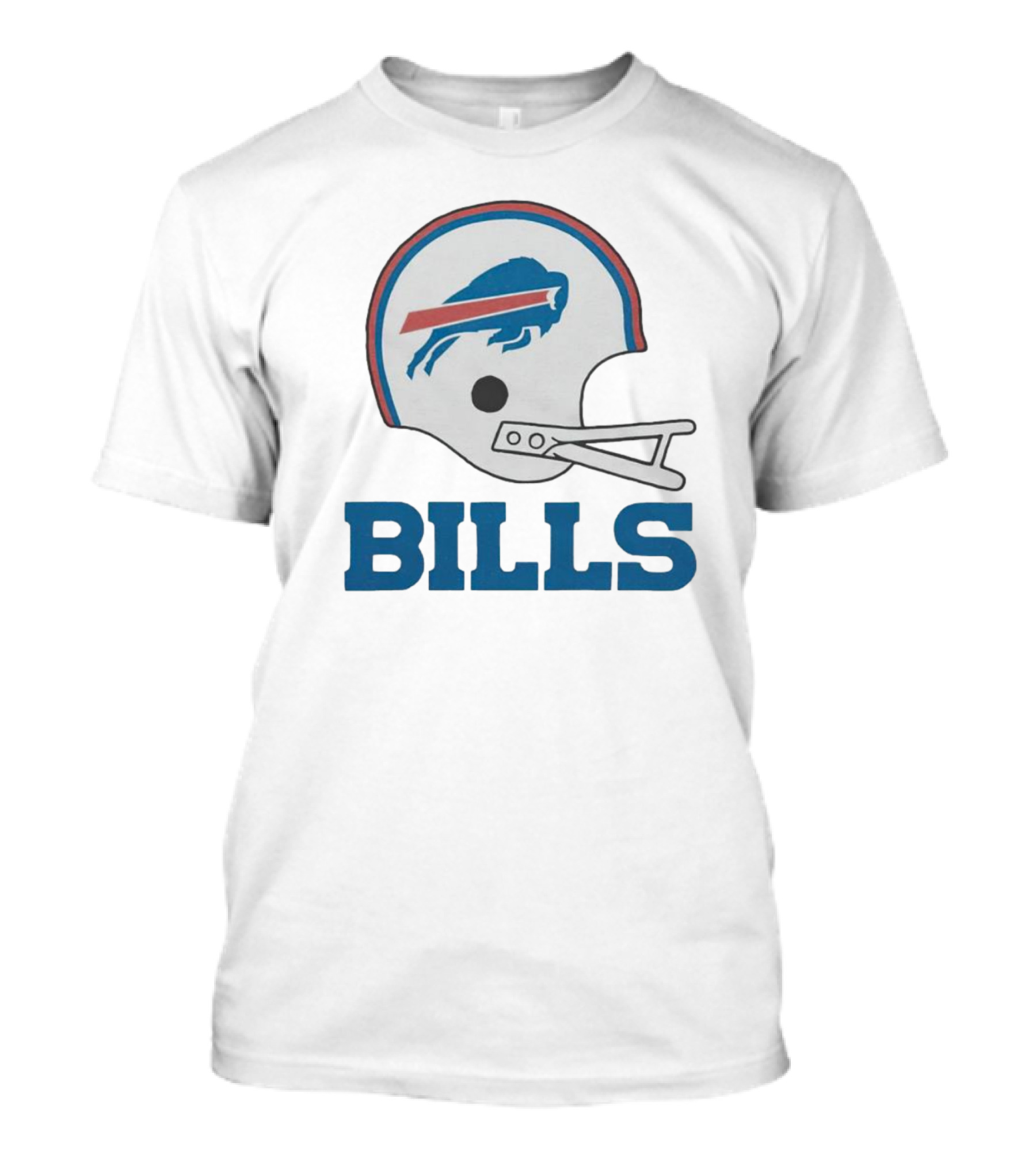 Buffalo Bills Helmet With Team Name Bills T-Shirt