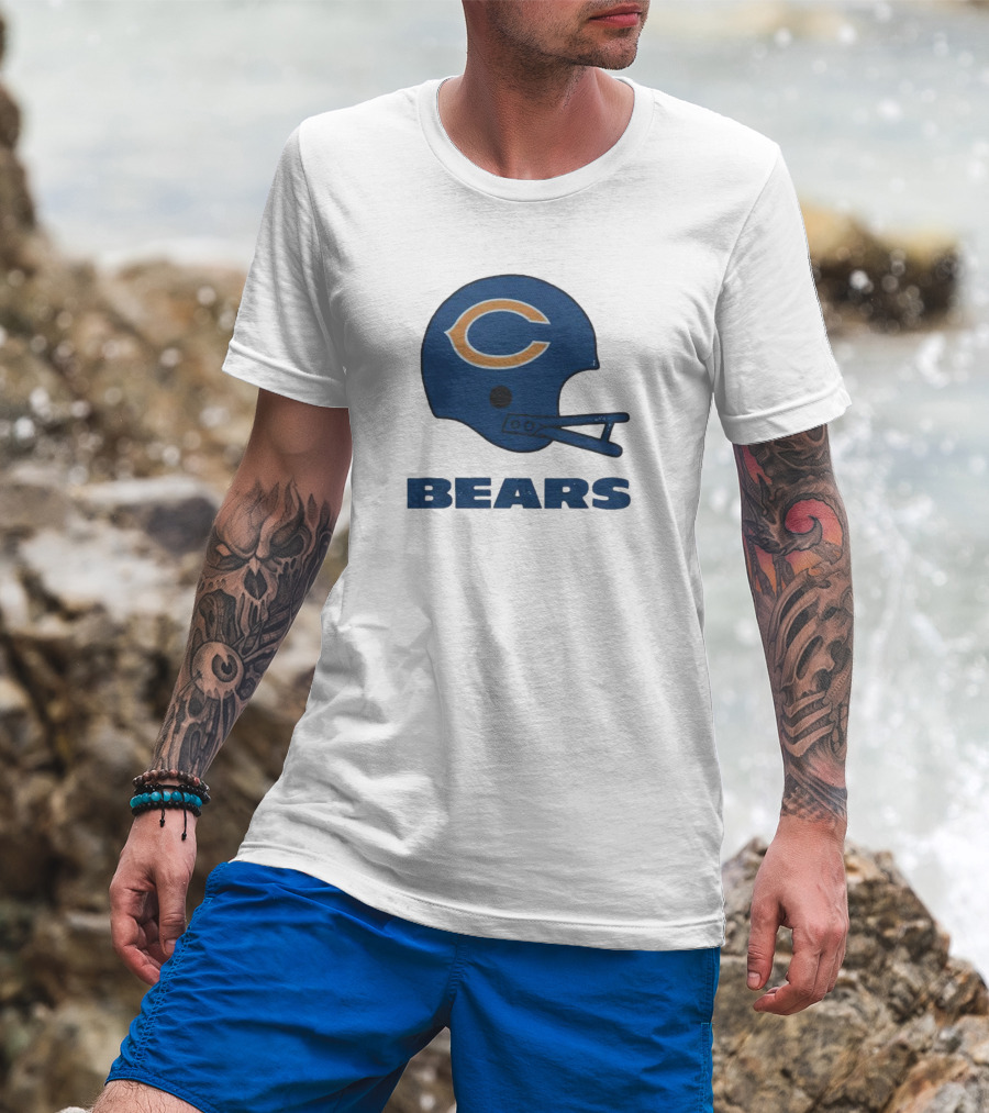 Chicago Bears Helmet Iconic T-Shirt