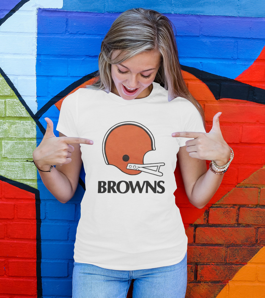 Cleveland Browns Helmet Browns T-Shirt