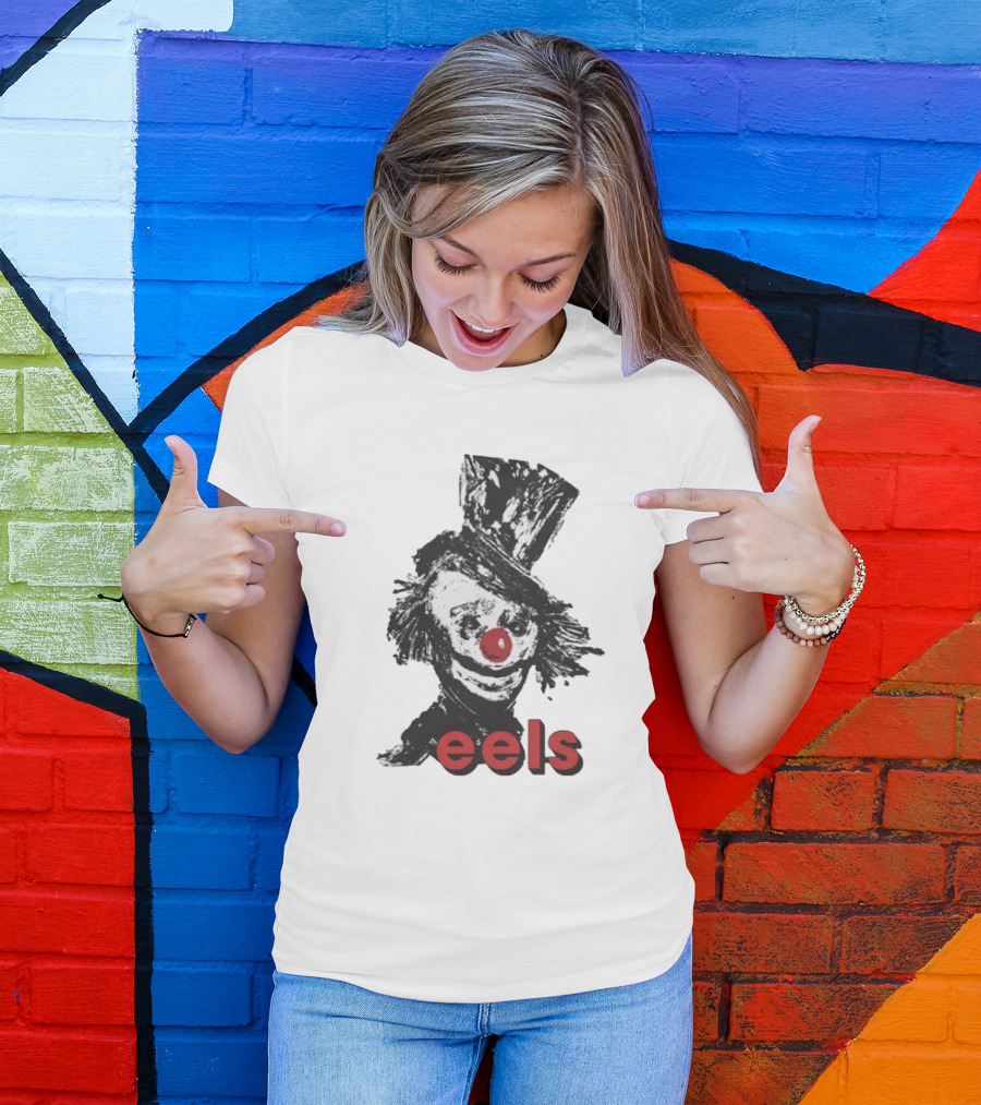 Eels Creepy Clown Art Band Merchandise T-Shirt