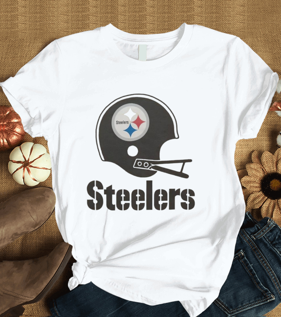 Pittsburgh Steelers Helmet Logo T-Shirt