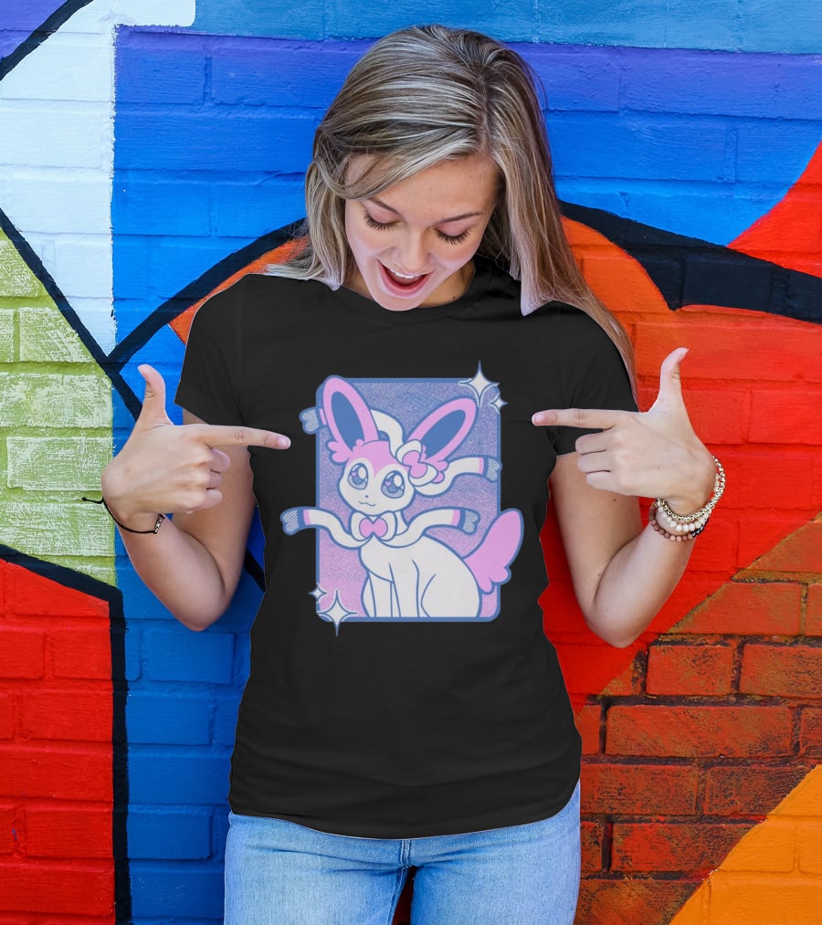 Pokemon Sylveon Cute Kawaii Pastel Fan T-Shirt