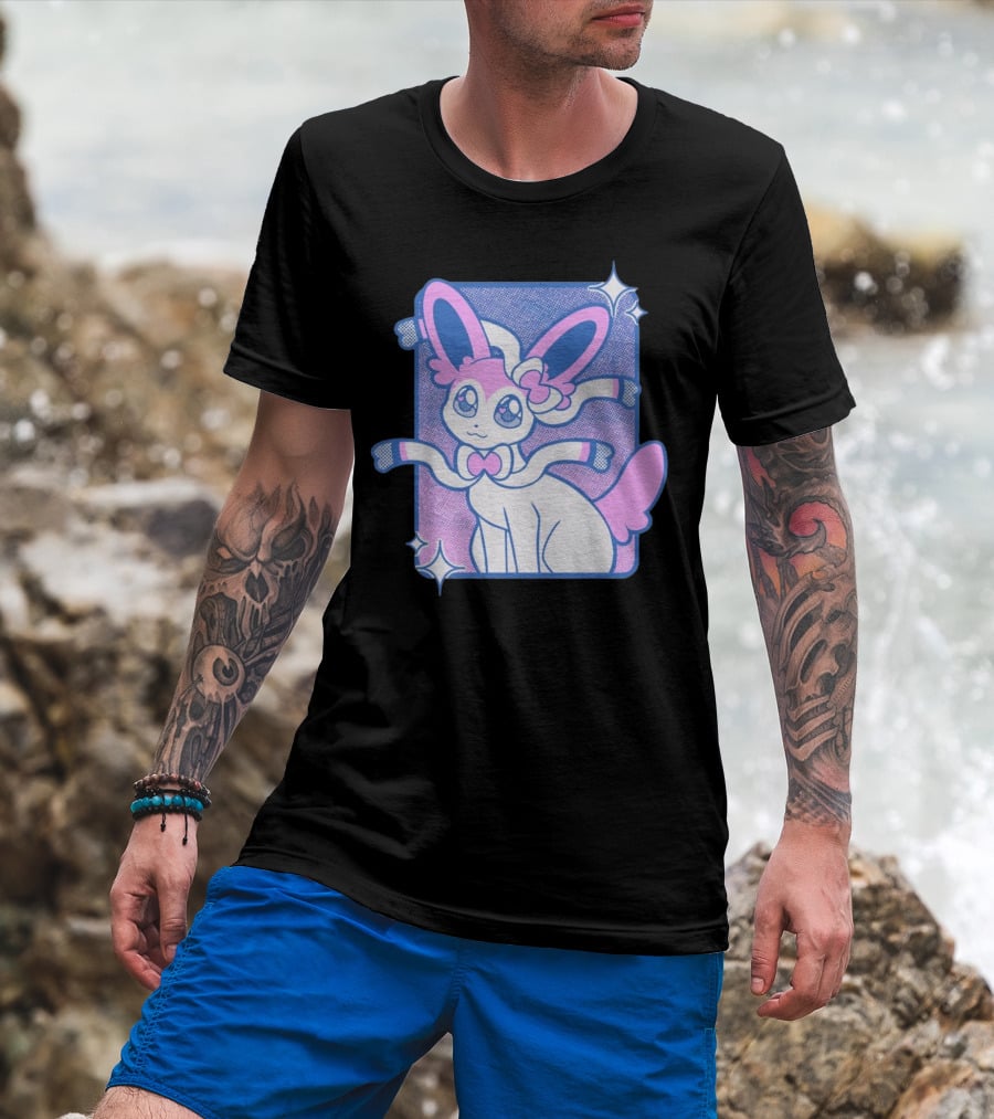Pokemon Sylveon Cute Kawaii Pastel Fan T-Shirt