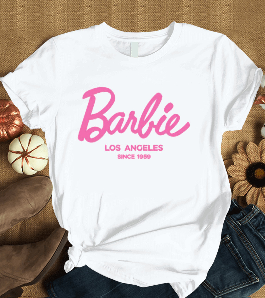 Barbie Los Angeles Since 1959 Retro Pink T-Shirt