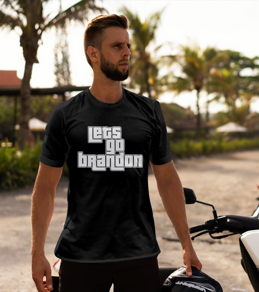 Lets Go Brandon Grand Theft T-Shirt