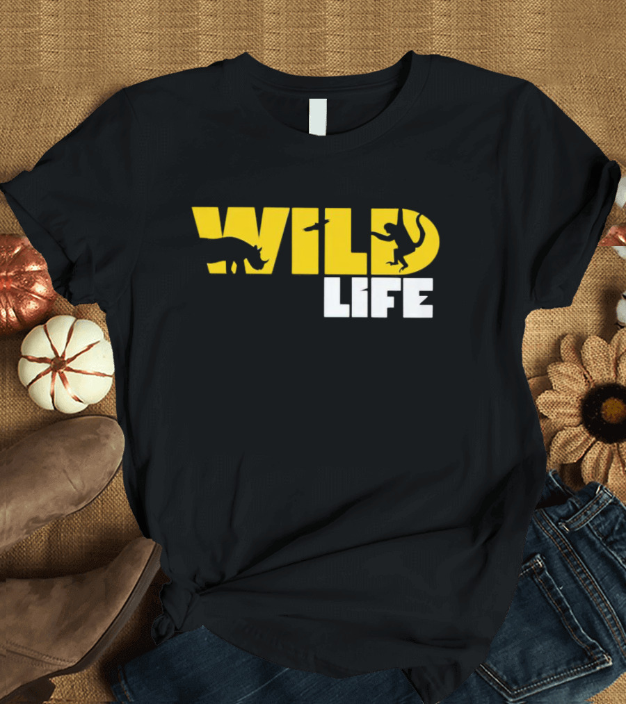 Wild Life Rhino Monkey T-Shirt